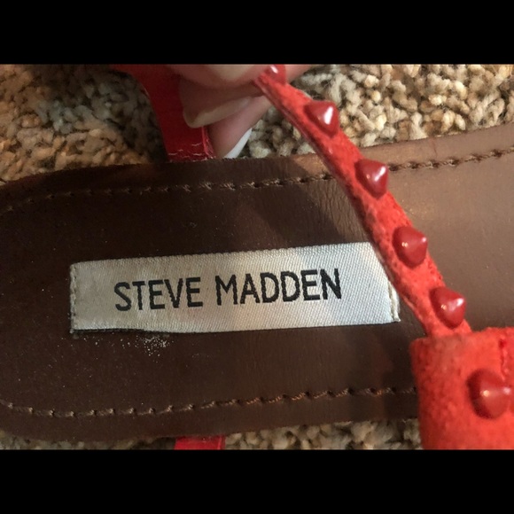 Red Steve Madden sandals - Picture 4 of 4